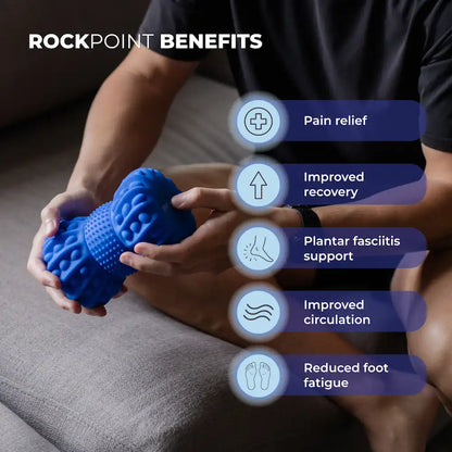 Rockpoint Roller - Dual Texture Vibrating Massage (US & CA only)