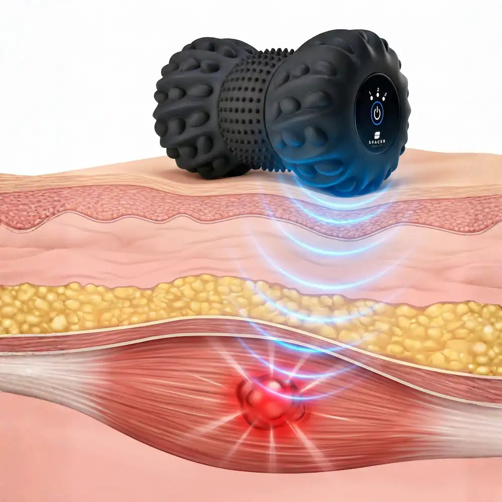 Rockpoint Roller - Dual Texture Vibrating Massage (US & CA only)